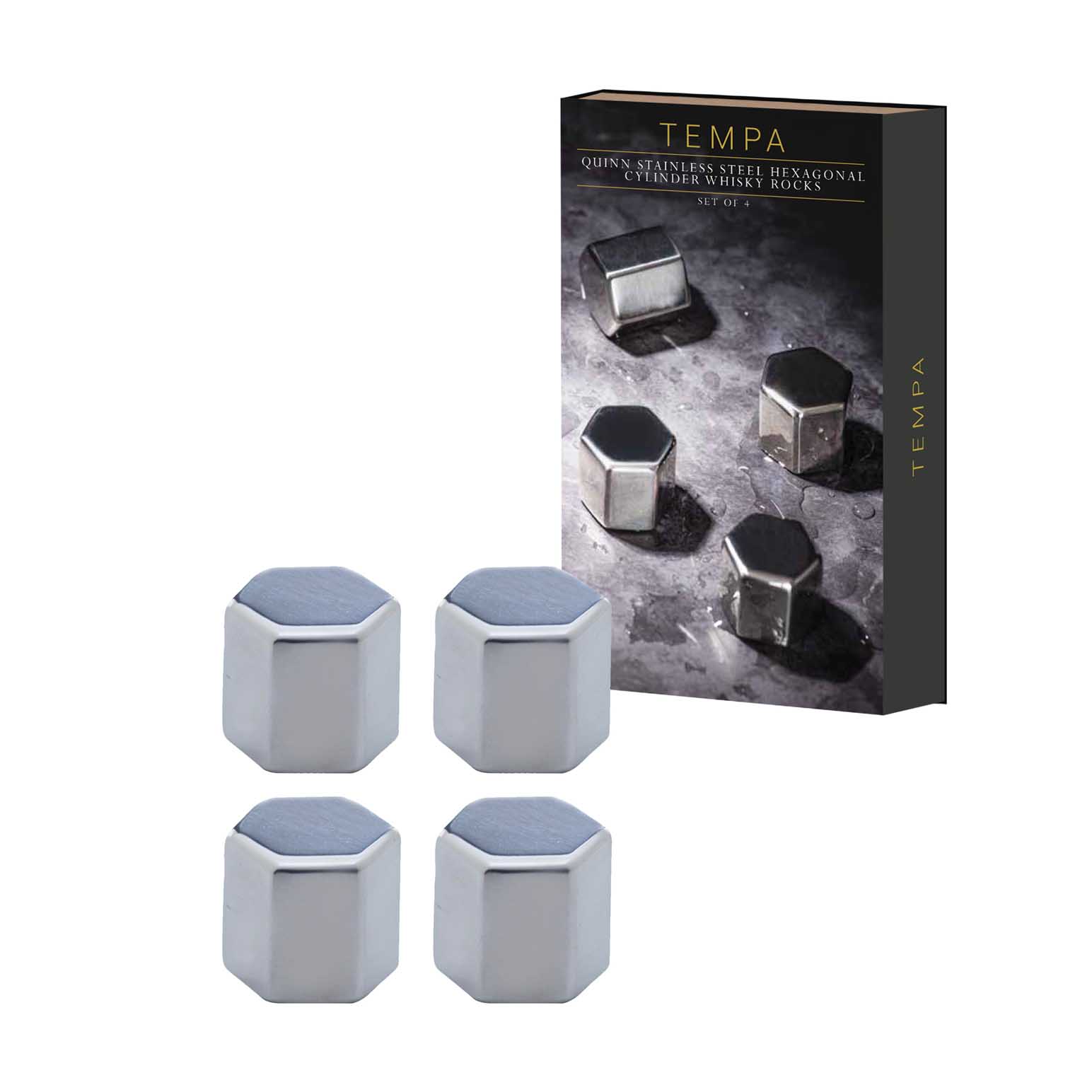 Tempa Quinn Whisky Rocks Set Of 4